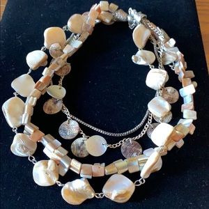 Chico’s abalone necklace